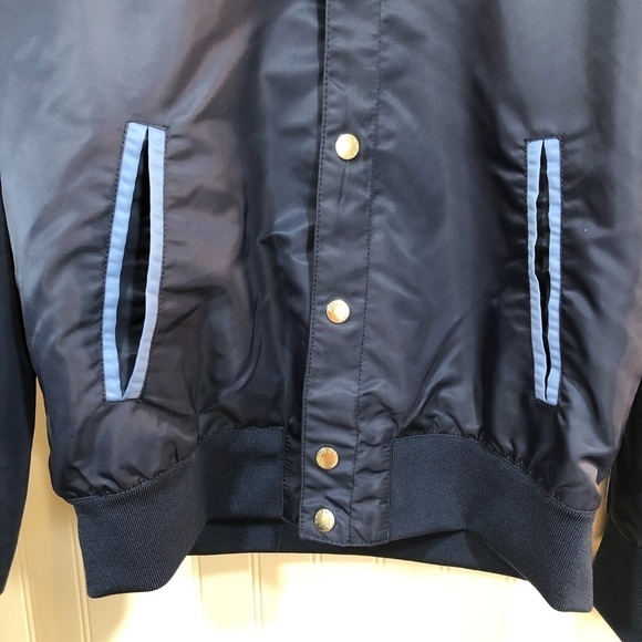 Slate & Stone Men’s Navy Raglan Baseball Jacket M - Picture 7 of 16